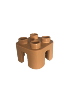 Lego® Duplo® židlička sv. nugátová
